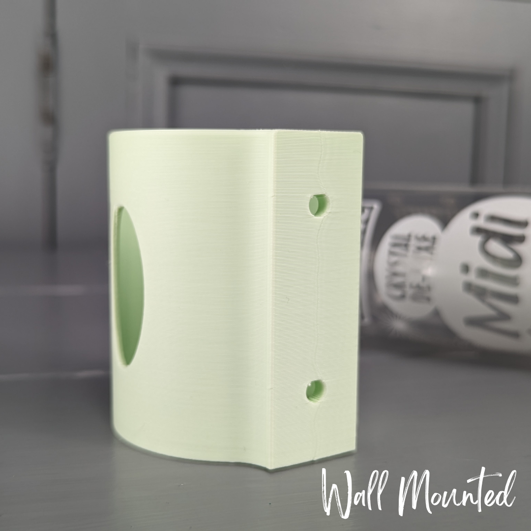 SINGLE Cage/Wall Mounted Water Bottle Holder - Pastel Green - TRADE