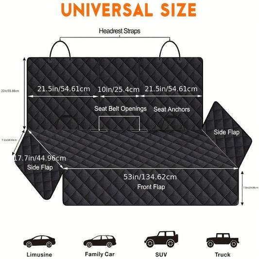 NNETM Pet Protector Waterproof Dog Car Mat