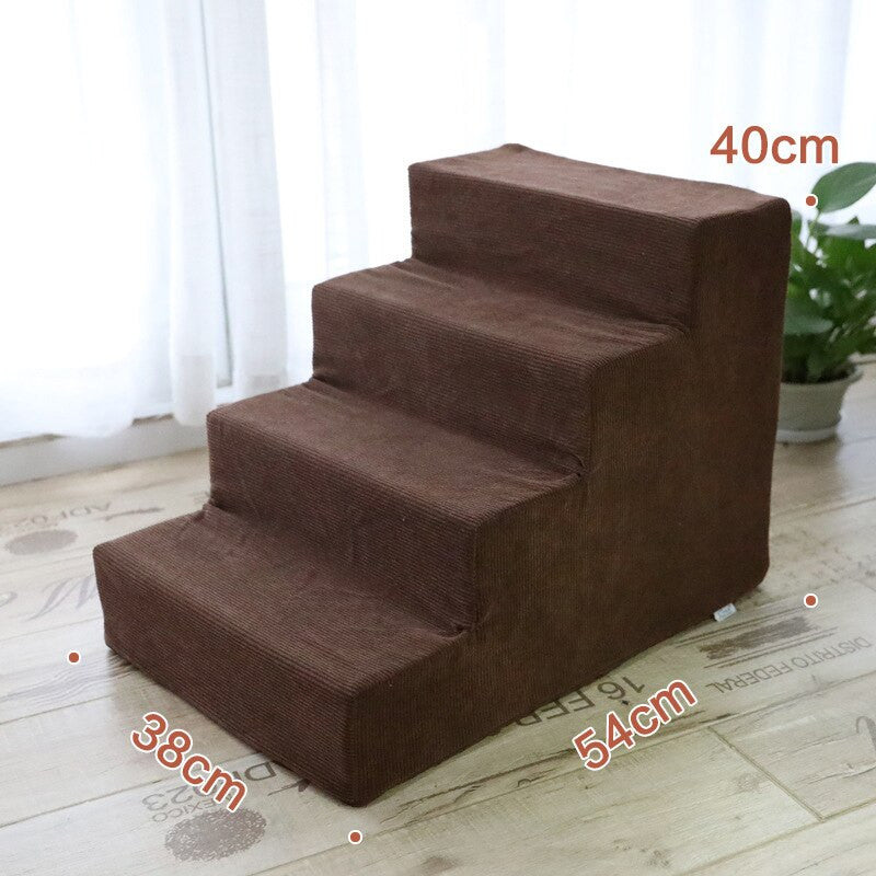 Four-story pet stairs dog agility equipment-16